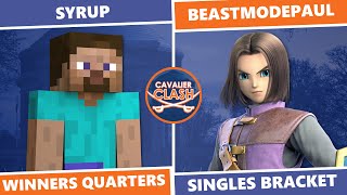 Cavalier Clash 6: Winners Quarters - Syrup (Steve) Vs. BeastModePaul (Hero) SSBU