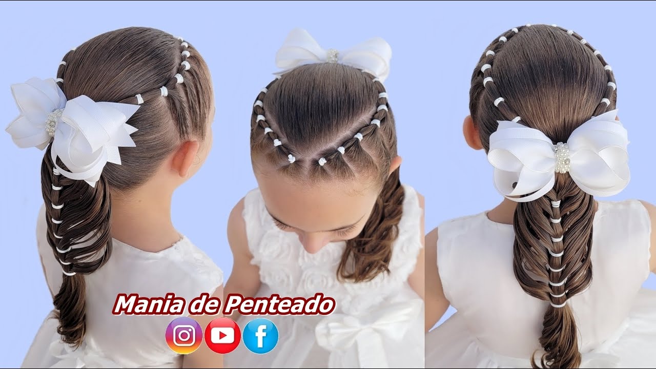 Penteado Infantil Lindo e Fácil para Réveillon e Ano Novo| Easy New ...