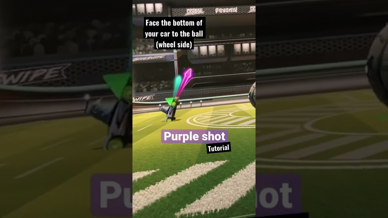 How to Shoot a Purple Shot in RL sideswipe 