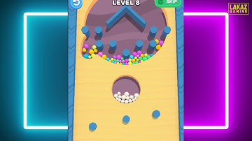 Sand Ball - Android Gameplay Walkthrough Part 1 (Fill the truck with the sand balls)