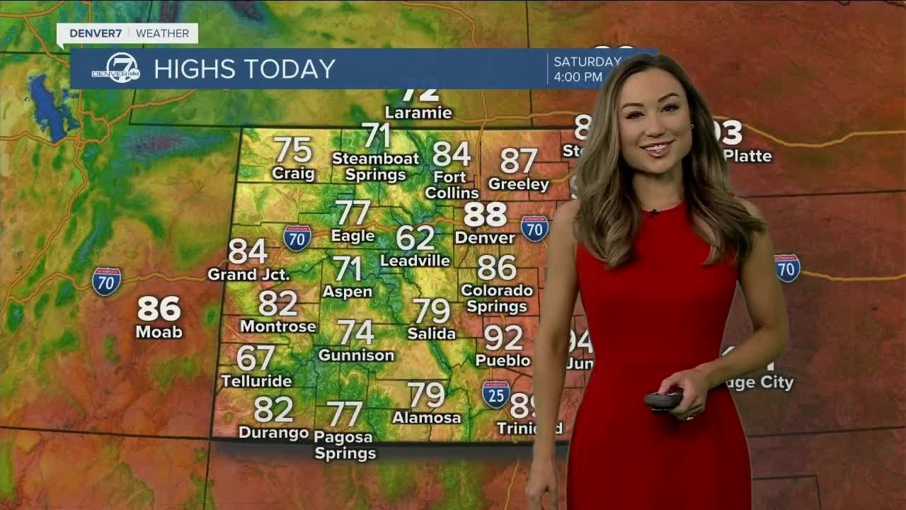 Warm and breezy start to the weekend - YouTube