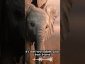 This Baby Elephant Thinks Its Trunk is a Pacifier 🐘🍼#baby elephant, #wildlife  documentary,