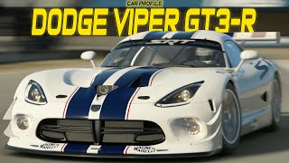 🐍 THIS was a SURPRISE... Dodge Viper SRT GT3-R || Gran Turismo Car Profile 🐍 THIS was a SURPRISE... Dodge Viper SRT GT3-R || Gran Turismo Car Profile