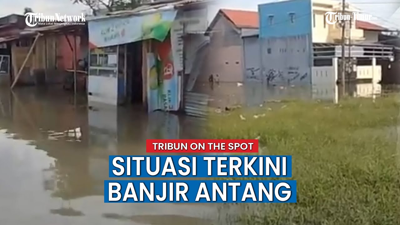 Kondisi Terkini Perumnas  Antang Blok 10 Kota Makassar, Banjir Disekitar Rumah Warga Mulai Surut