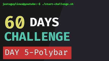 Dag 5: "Polybar - Aangepaste statusbalk"