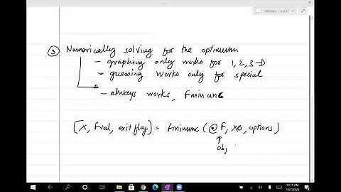 Robotics Lec17: Constrained and Unconstrained Optimization (Fall 2020)