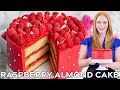 Raspberry Almond Cake with Raspberry Buttercream