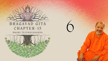 6 of 7 | Bhagavad Gita Chapter 15 | Swami Tejomayananda  | Essence of Gita | #ChinmayaMission