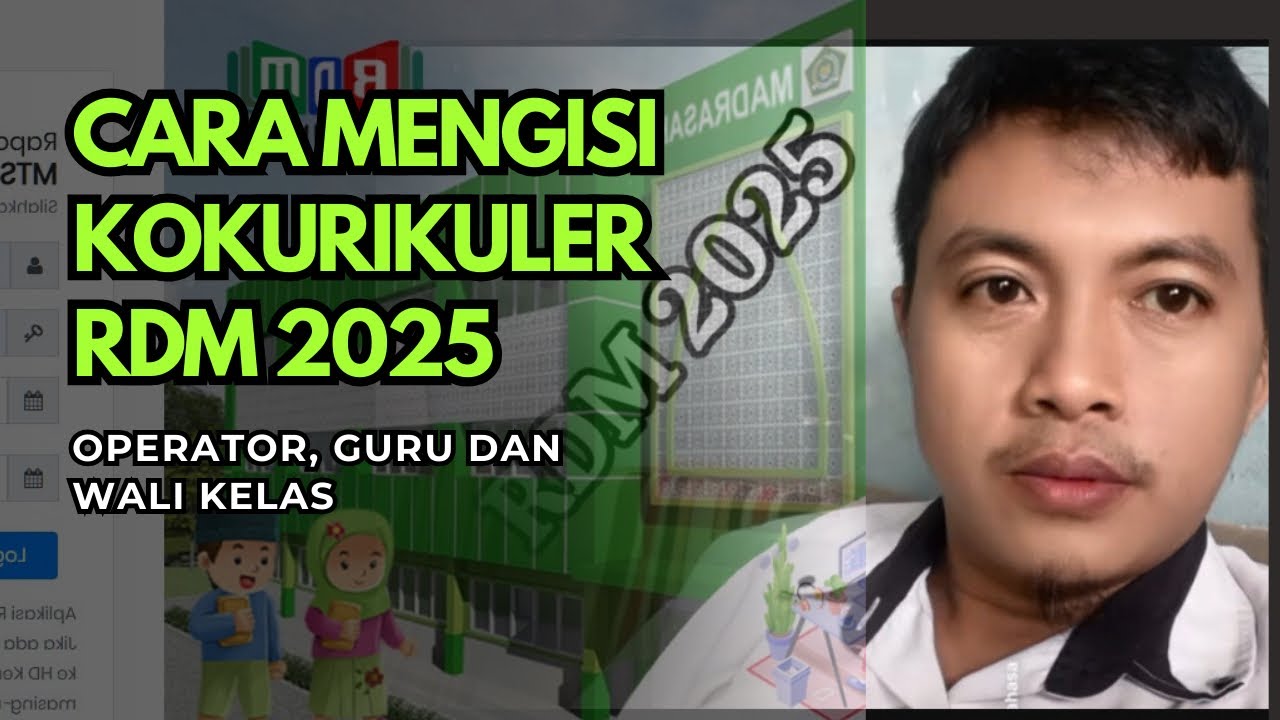 CARA MENGISI KOKURIKULER DI RDM 2025