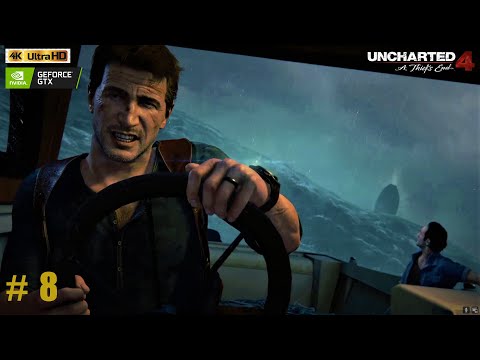 Uncharted 4: A Thief's End [Remastered] Gameplay Walkthrough Part 8 [4K ULTRA HD] - No Commentary