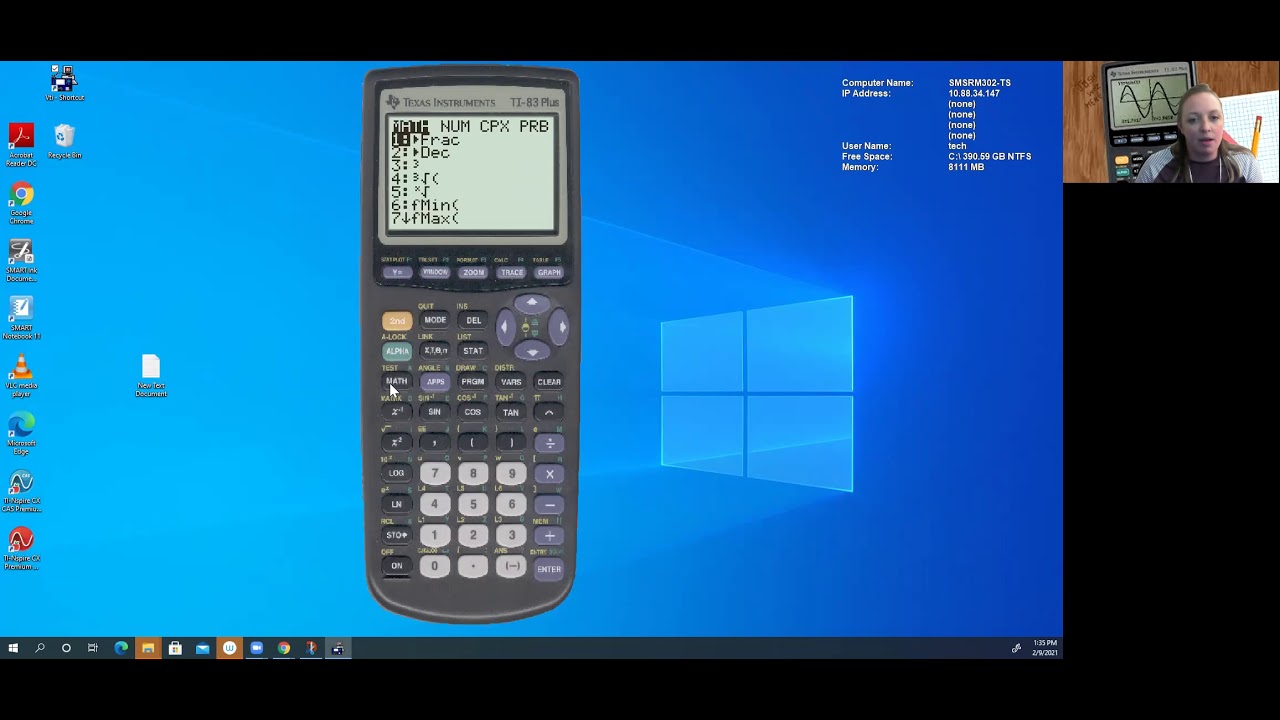Exponents and Roots on the Ti-83 - YouTube