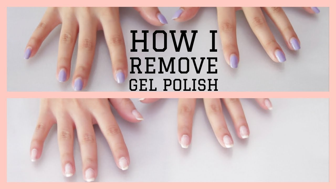 Easiest Way To Remove Gel Nail Polish At Home | DIY - YouTube