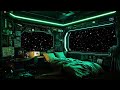 Starship 🛸 Sleeping Quarters | Relaxing 10H Space Travel | Spaceship Ambience, Deep Bass For Sleep