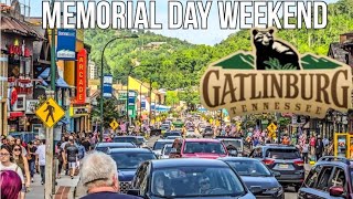 Busy Crowded Memorial Day Weekend in Gatlinburg Tennessee / Walkthrough / Candy Kitchen 2024