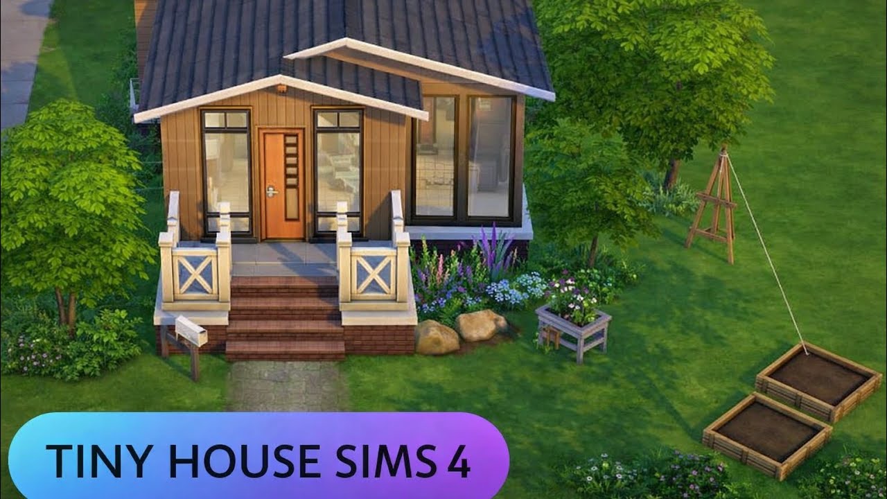 Sims 4 Building a Tiny House 🏠 