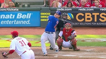 CHC@CIN: Rizzo ties the game at 1 with a solo dinger