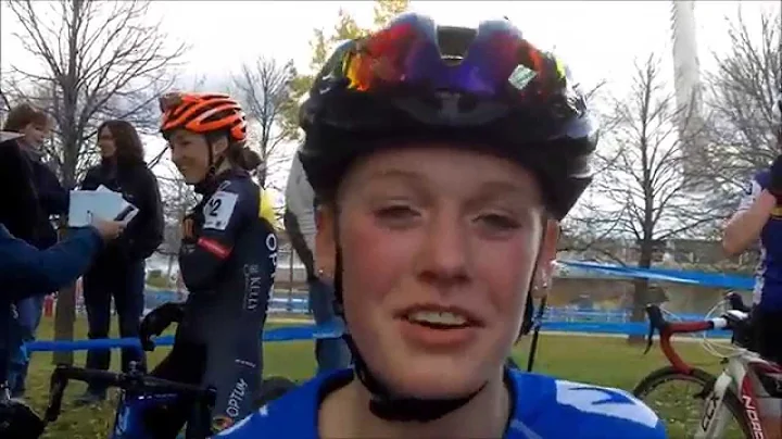 Ruby West on her win at the 2015 Canadian cyclocro...
