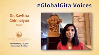 #GlobalGita Voices - Dr. Kavitha Chinnaiyan - 2018 Global Bhagavad Gita Convention