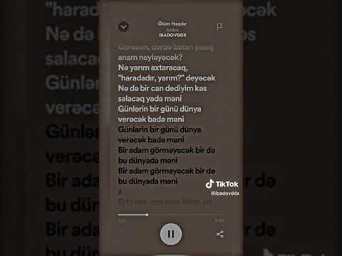 Amina - Ölüm haqdır.🎶