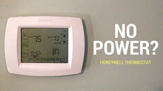 No power to Honeywell thermostat? Here's a fix.