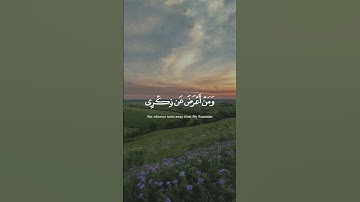 سورة طه (١٢٣-١٢٤)🤍