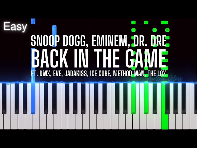 Snoop Dogg, Eminem, Dr. Dre - Back In The Game - Piano Instrumental Lyrics  - Au Piano.Fr