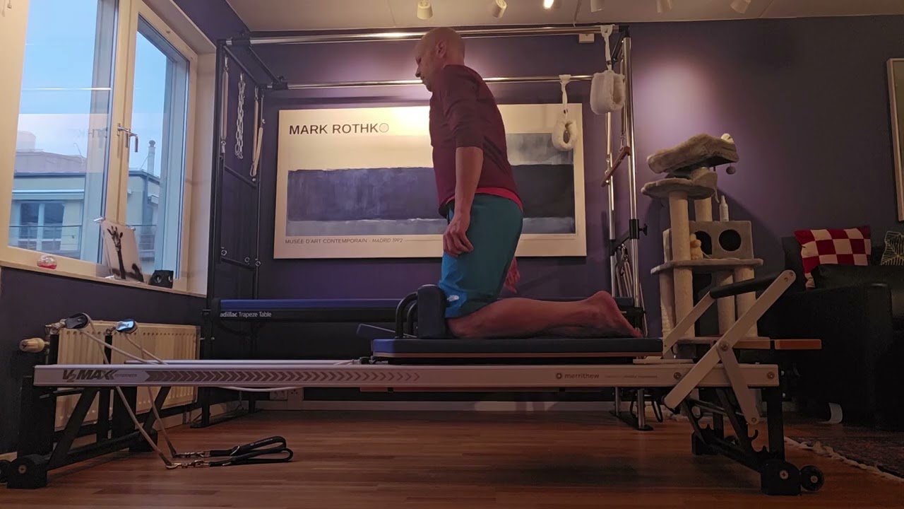Brett Miller demonstrates Backbend on the Reformer - Part 2 - A more advanced preparation