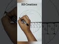 Beautiful circle scenery sketch rb creations shorts