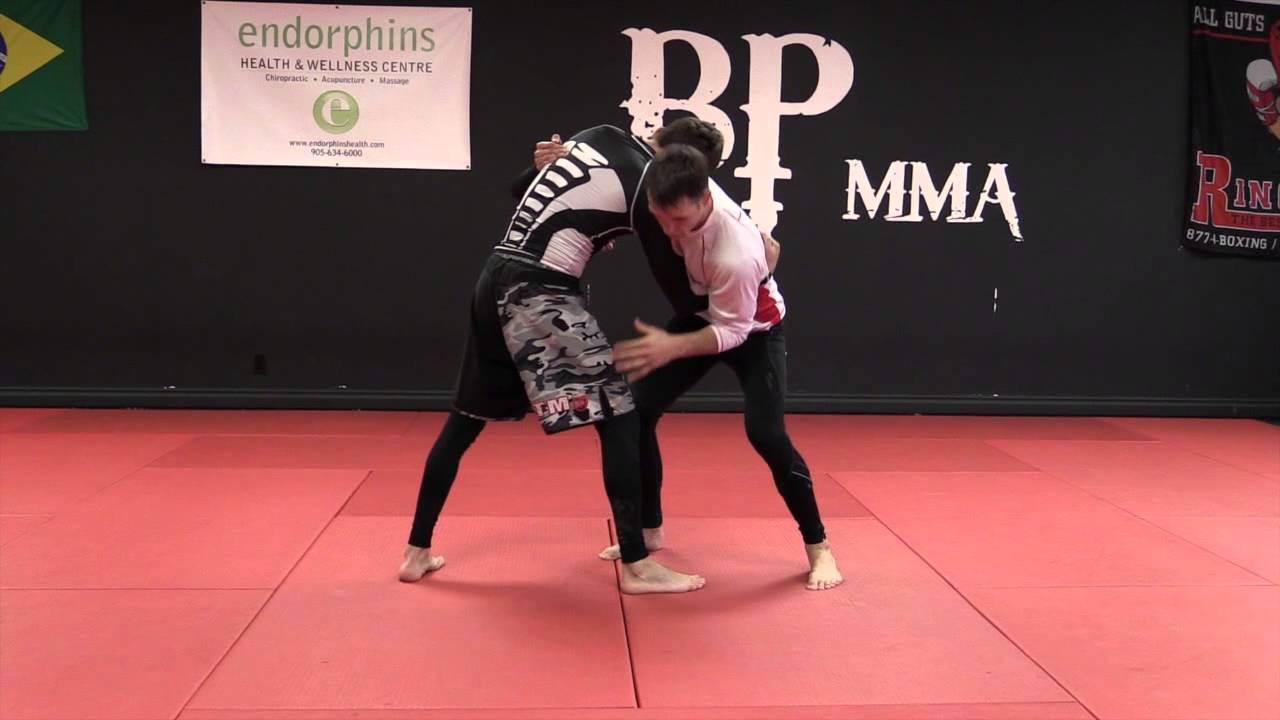 Chris Prickett Wrestling For MMA Over/Under Clinch to Inside Trip