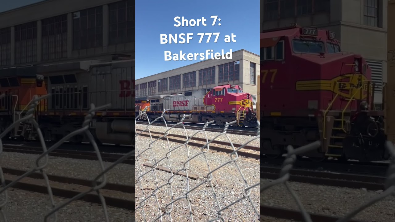BNSF Warbonnet 777 in Bakersfield