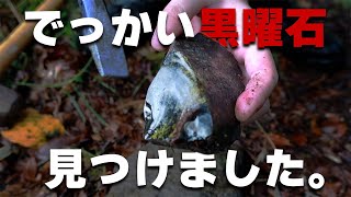 黒曜石がめちゃめちゃ見つかる！？職場の先輩と散策してみた！#長野県