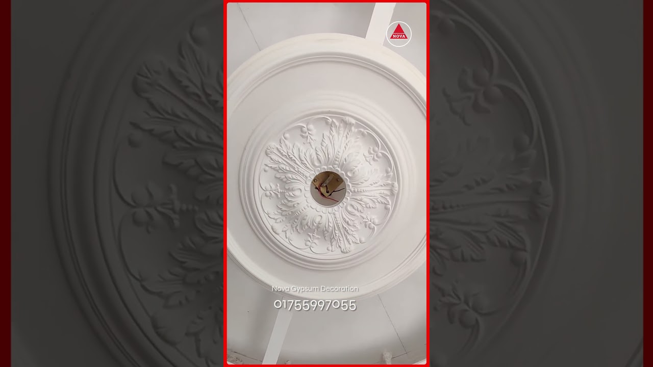 ভিক্টরিয়ান জিপসাম সিলিং ডিজাইন কাটিং  #falseceilingdesign #interiordecoration