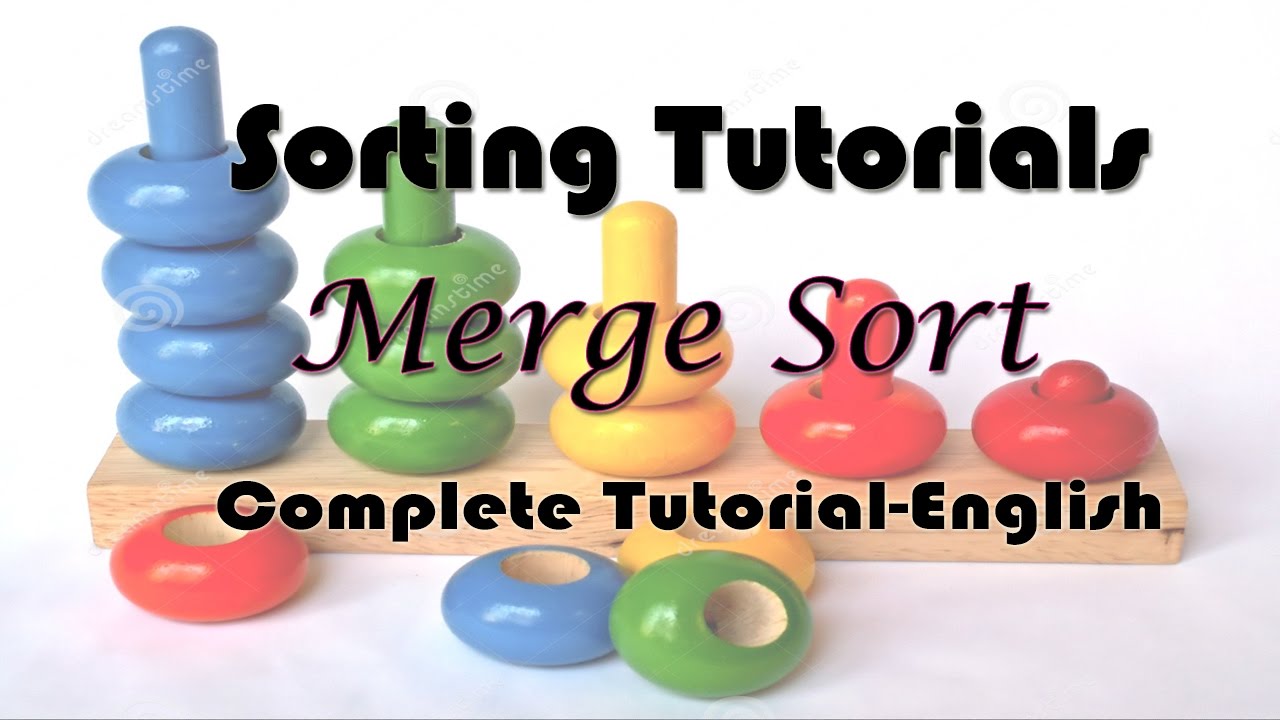 merge sort in C (C program link in descriptions) - YouTube