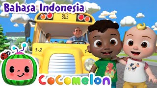 Roda-Roda Bis Ke Sekolah | CoComelon Indonesia | Lagu Anak | Nursery Rhymes indonesia