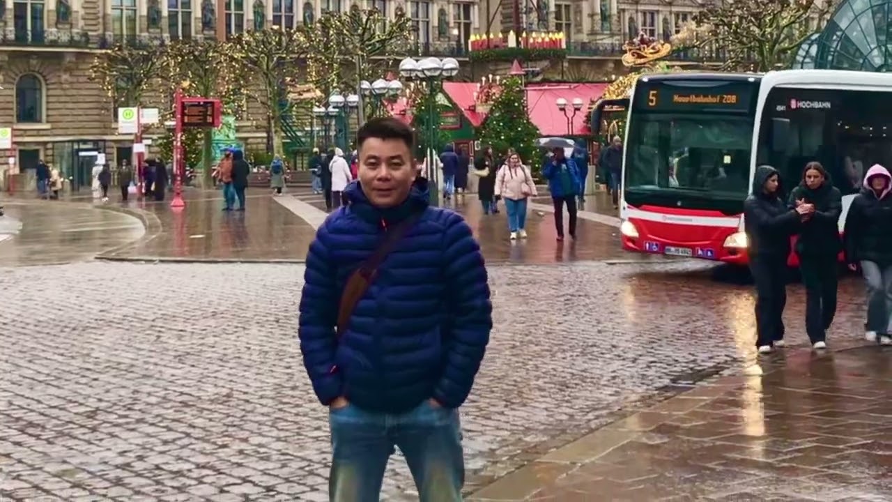 Một góc nhỏ thành phố cảng Hamburg.