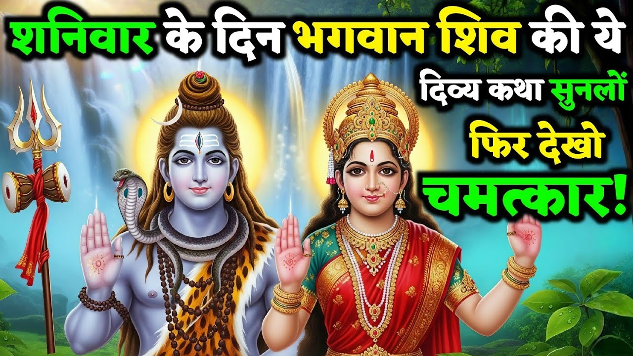 शनिवार के दिन भगवान शिव की यह पावन कथा सुन लो, हर कष्ट मिटने लगेंगे | Shanivaar Vrat Kath | Vrat 