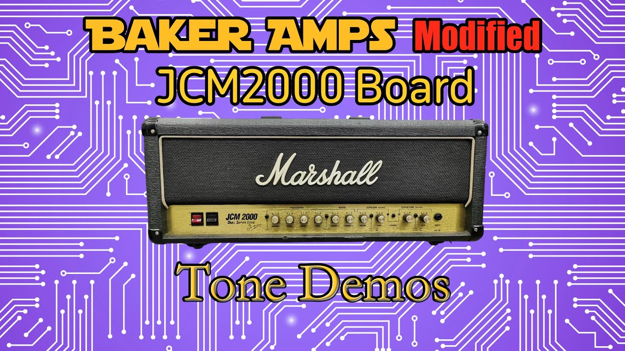 Watch Modified Baker Amps JCM2000 Board Tone Demo (Obi Mod) & (MB Spec) on YouTube Watch Modified Baker Amps JCM2000 Board Tone Demo (Obi Mod) & (MB Spec) on YouTube