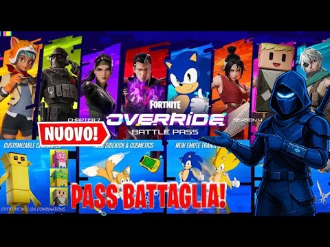 Vediamo tutto il nuovo pass battaglia di FORTNITE‼️(incredibile)