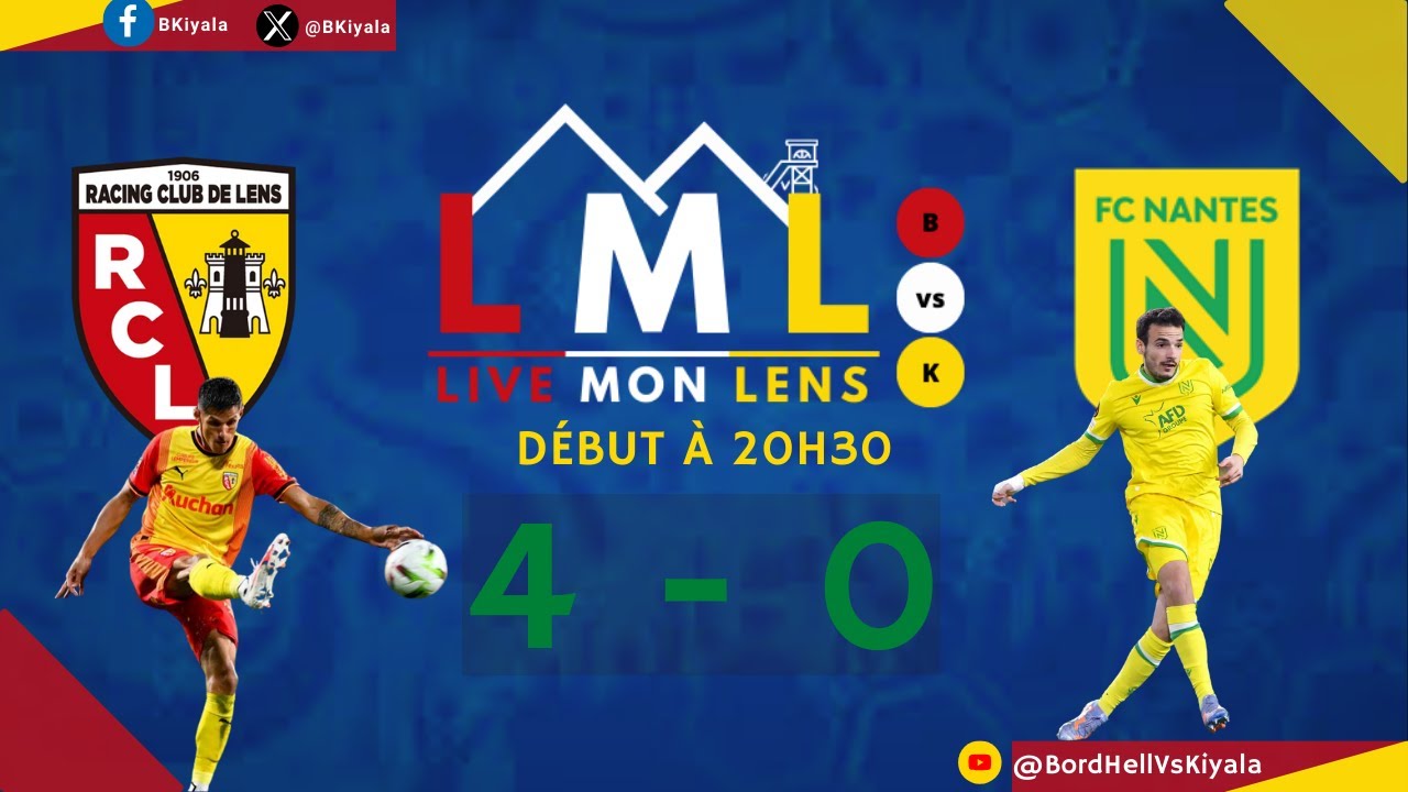 ⚽🔴Live Mon Lens S03 Lens Nantes 🟡 YouTube