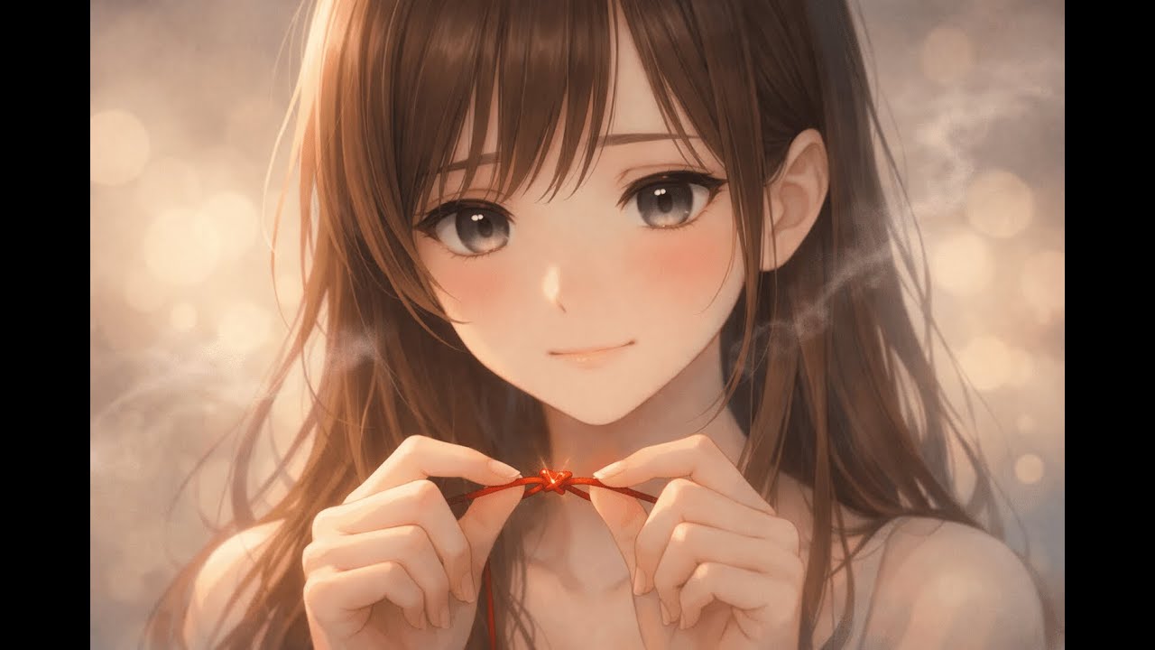 結び目に火をつける