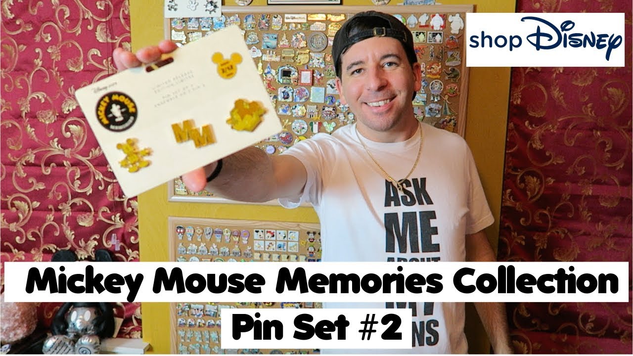 Mickey Mouse Memories Collection Pin Set #2 & Collector's Album!