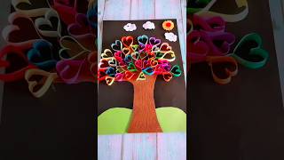 ✨ Creative Heart Tree Masterpiece 🌳 | Stunning Handmade Paper Craft Tutorial