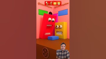 COLORFUL CUBE CHASE 6 RED YELLOW GREEN #animation #gaming #shorts