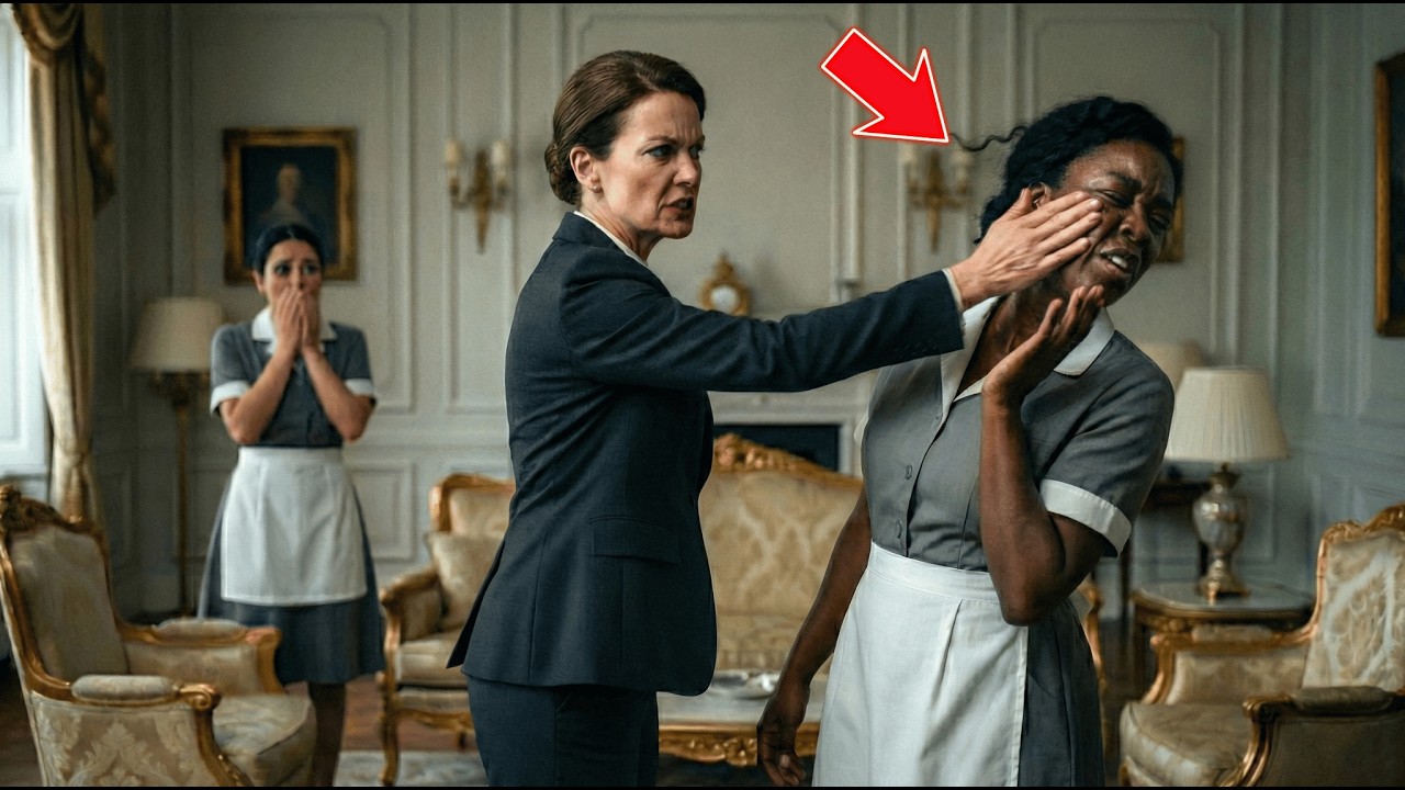 Cruel Supervisor Slaps Black Housekeeper — Unaware She is Protected by the Korean Mafia Boss