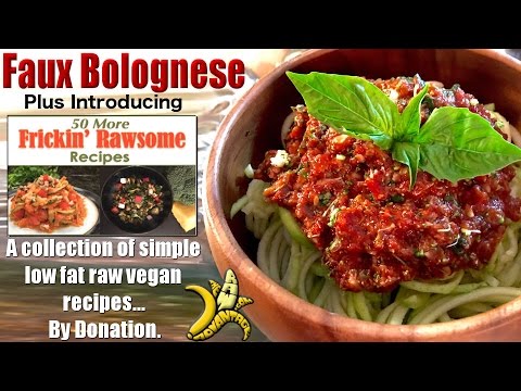 Bolognese - The Best Raw Vegan Bolognese Recipe!