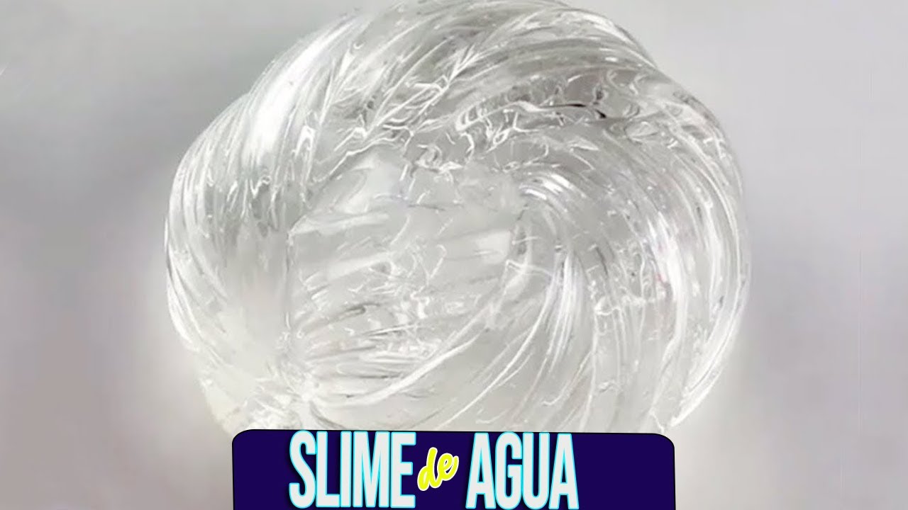 Haz Slime De Agua Probando Recetas De Slime Transparente Youtube