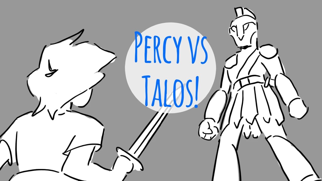 FAN-ANIMATIC: Percy Jackson faces TALOS! | A11y Kat - YouTube