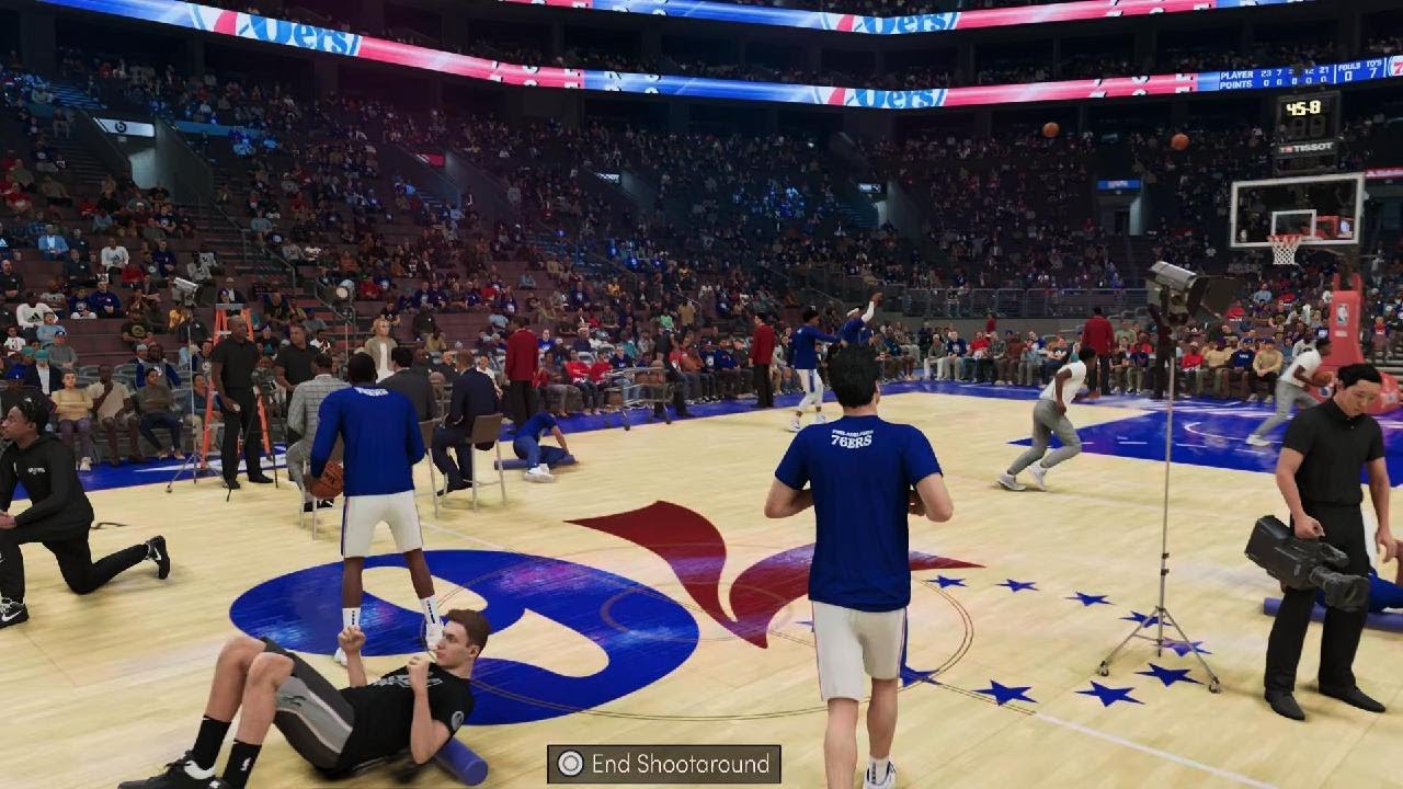 NBA 2K21 I Shot the Ball Backwards YouTube