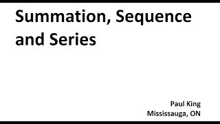Applications and Examples of Summation