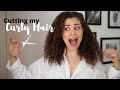 Cutting my Curly Hair!... DIY Curly Haircut at Home! | EBONI + IVORY